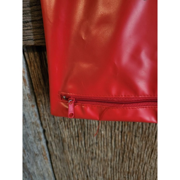 RARE Vintage 49ers Hanging Laundry Bag NFL Door Hanging Red Zipper San Francisco - Picture 4 of 5